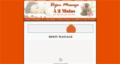 Desktop Screenshot of dijon-massage.com