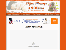 Tablet Screenshot of dijon-massage.com